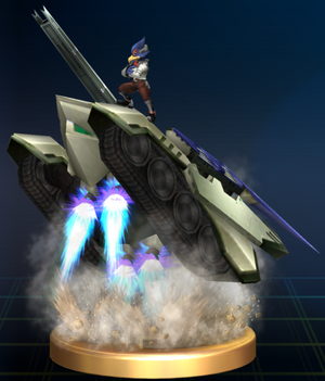 Brawl Landmaster Falco.png