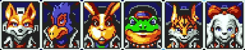 Fichier:Star Fox 2 - Les pilotes.png