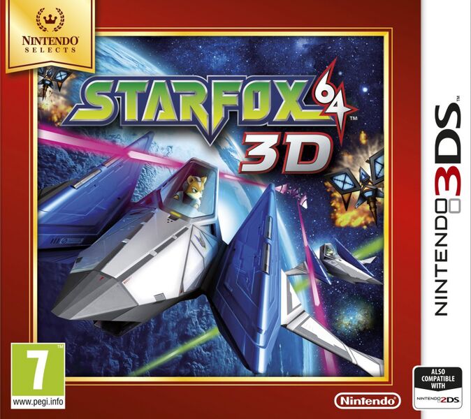 Fichier:Star Fox 64 3D - Jaquette (Nintendo Select).jpg